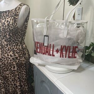 Kendall and Kyle NWT clear tote/handbag